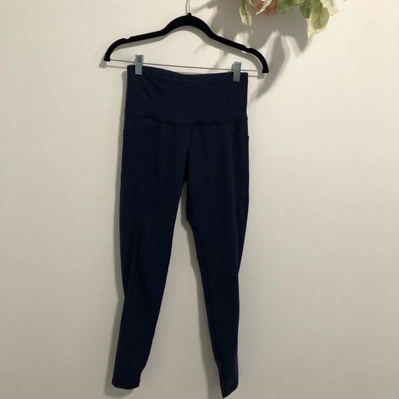 Blue elevate go dry high rise old navy leggings - Picture 7 of 15